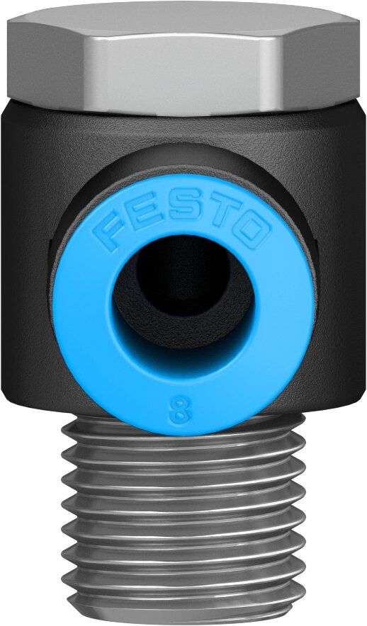 Push-in L-fitting