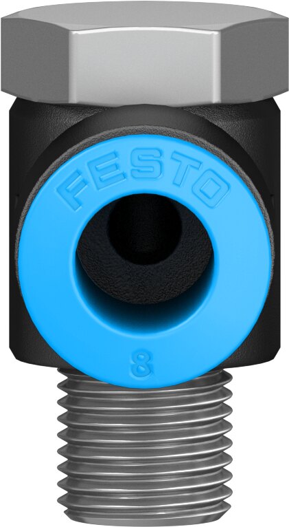 Push-in L-fitting
