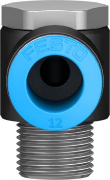 Push-in L-fitting