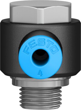 Push-in L-fitting