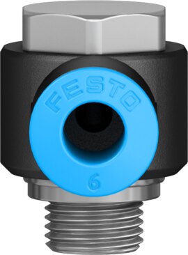 Push-in L-fitting