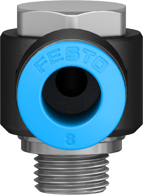 Push-in L-fitting