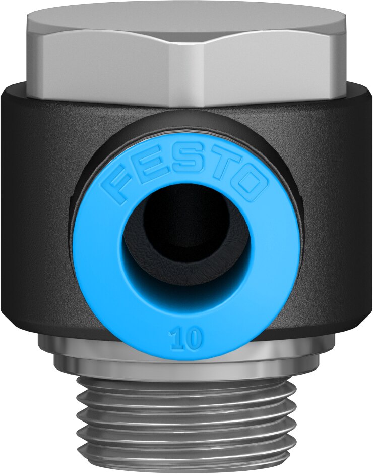 Push-in L-fitting