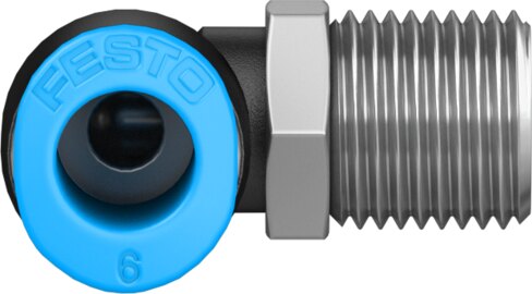 Push-in L-fitting