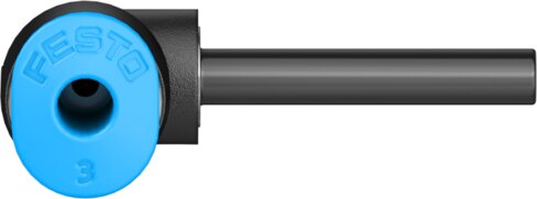Push-in L-connector