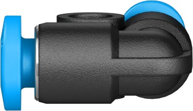 Push-in L-connector