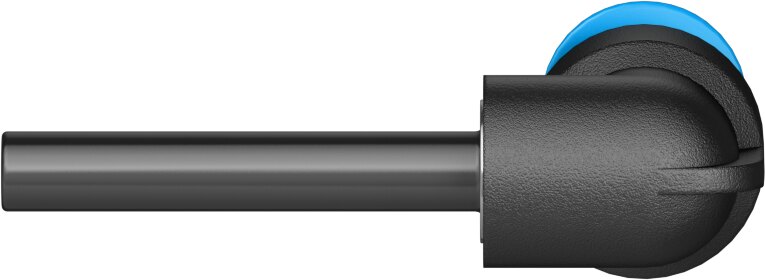 Push-in L-connector