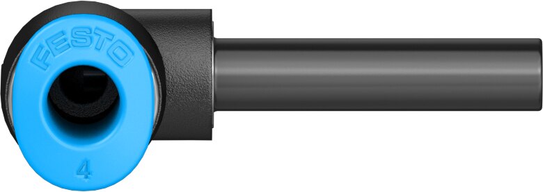 Push-in L-connector