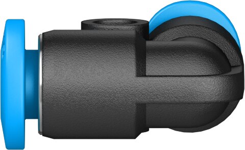 Push-in L-connector