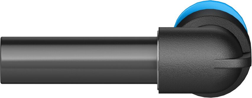 Push-in L-connector