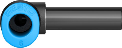 Push-in L-connector