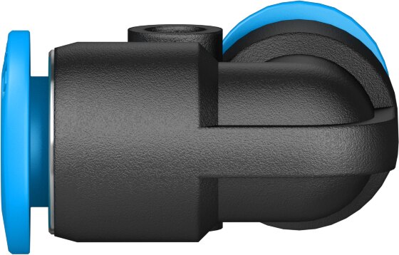 Push-in L-connector