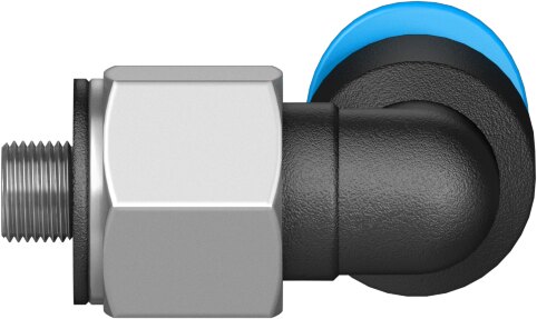 Push-in L-fitting