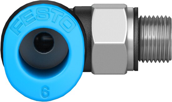 Push-in L-fitting