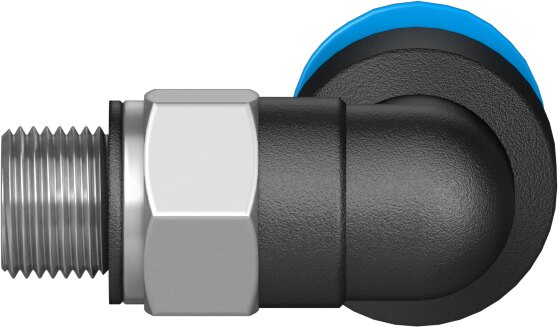 Push-in L-fitting