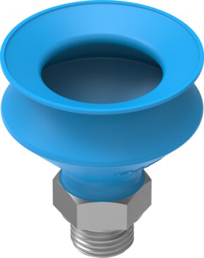 Suction cup with connection