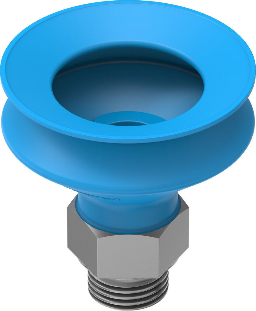 Suction cup with connection