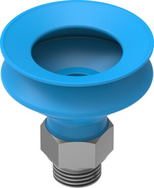 Suction cup with connection