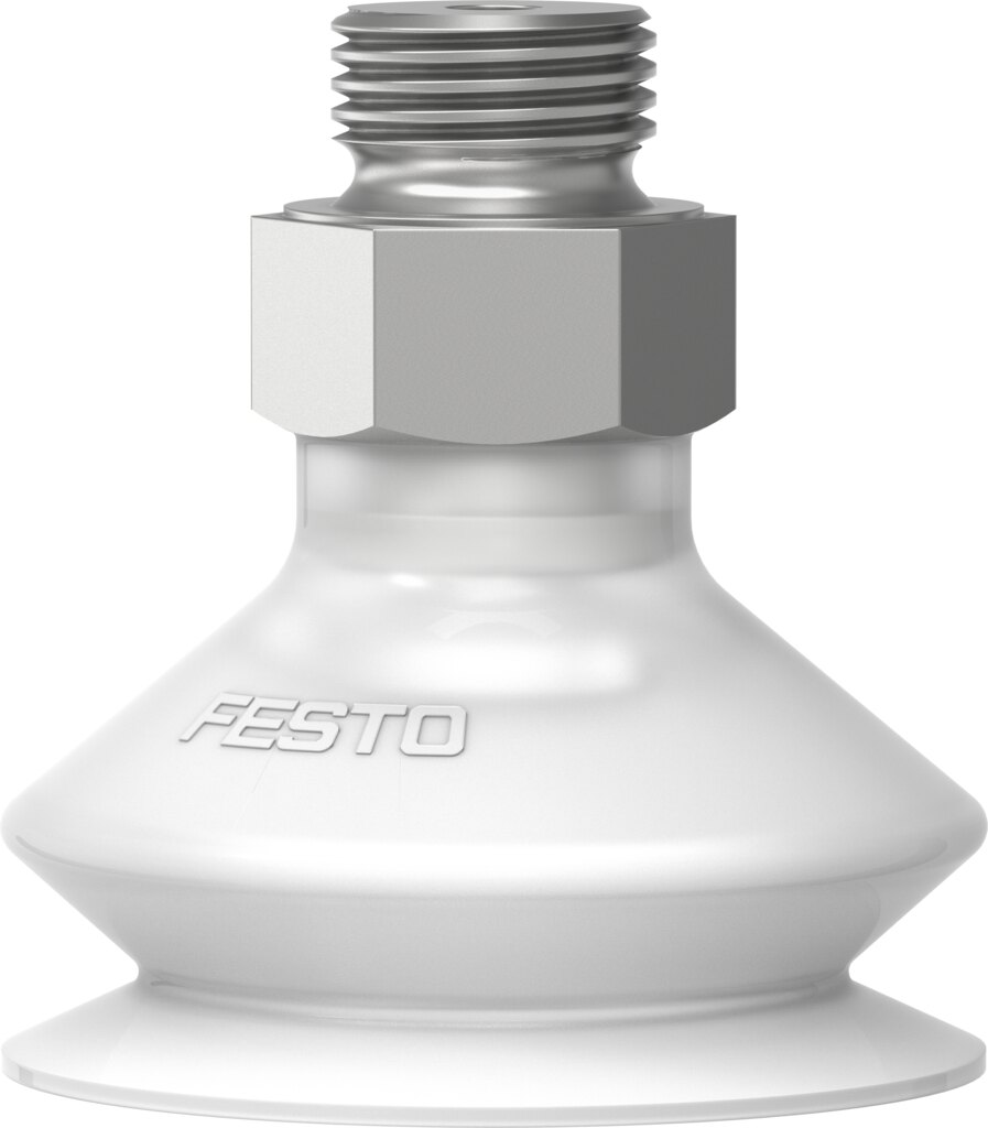 Suction cup with connection