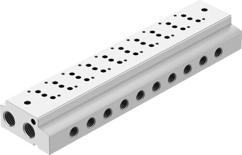 Manifold rail for VOVG