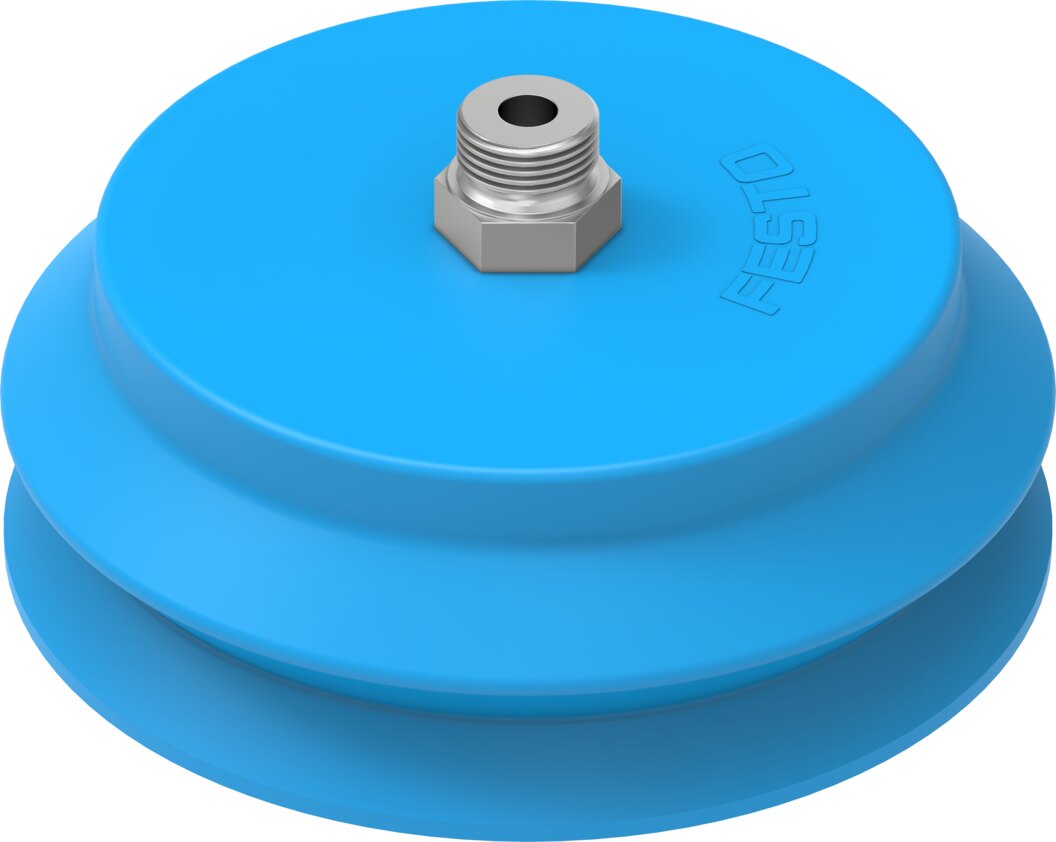 Suction cup with connection
