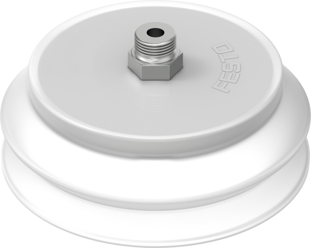 Suction cup with connection