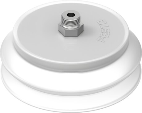 Suction cup with connection