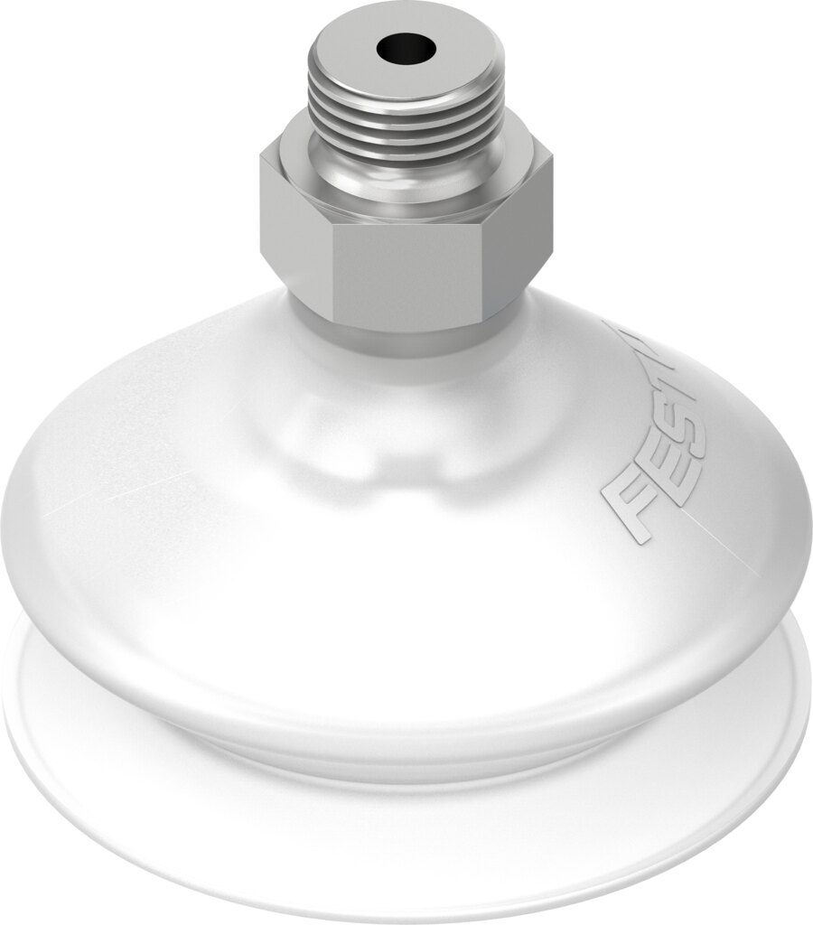 Suction cup with connection