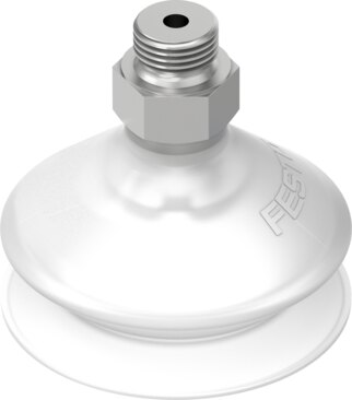 Suction cup with connection