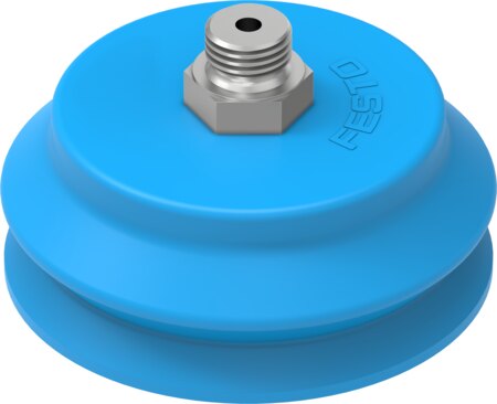 Suction cup with connection