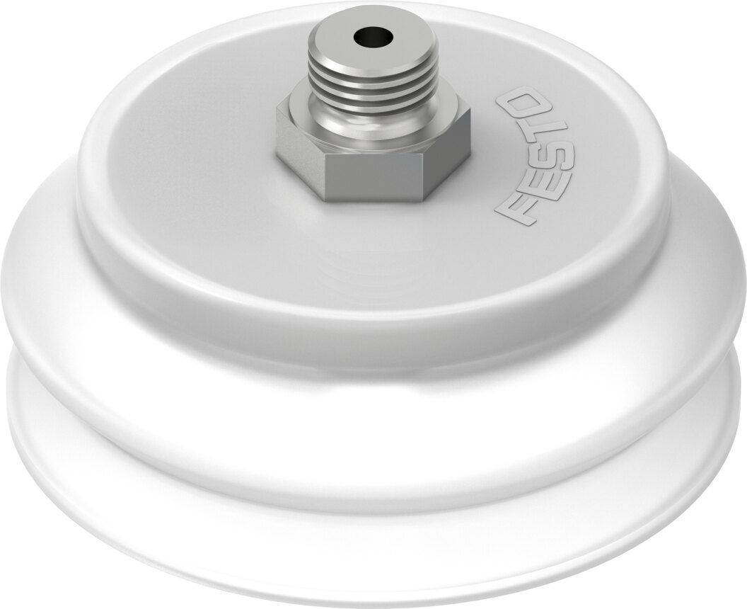 Suction cup with connection