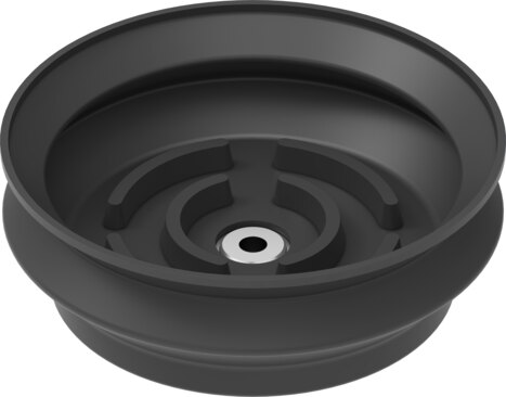Suction cup with connection