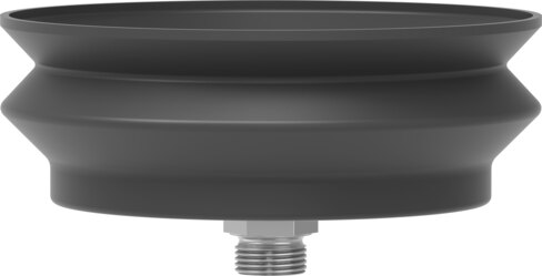 Suction cup with connection