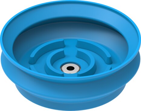 Suction cup with connection