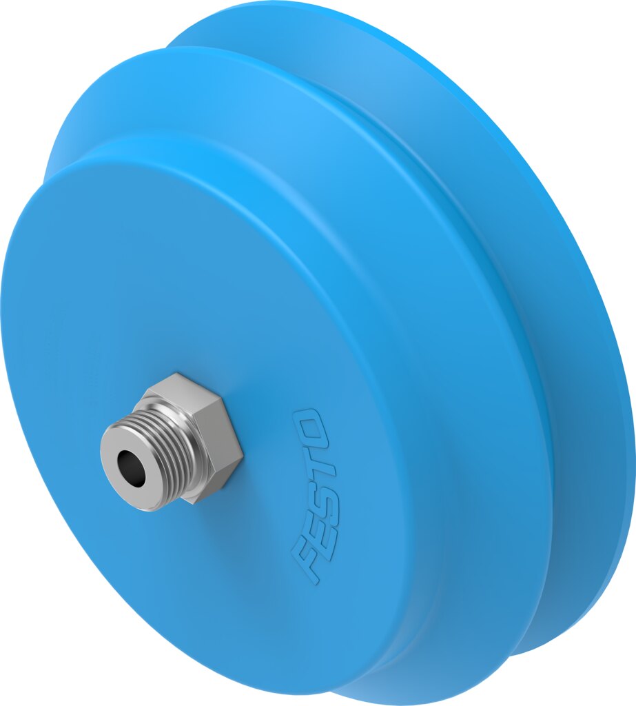 Suction cup with connection