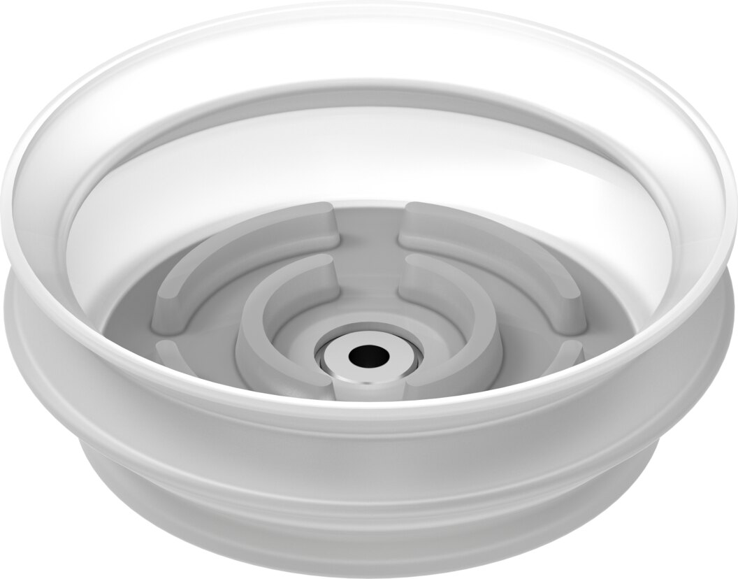 Suction cup with connection