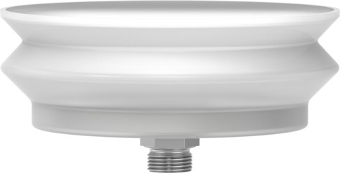 Suction cup with connection