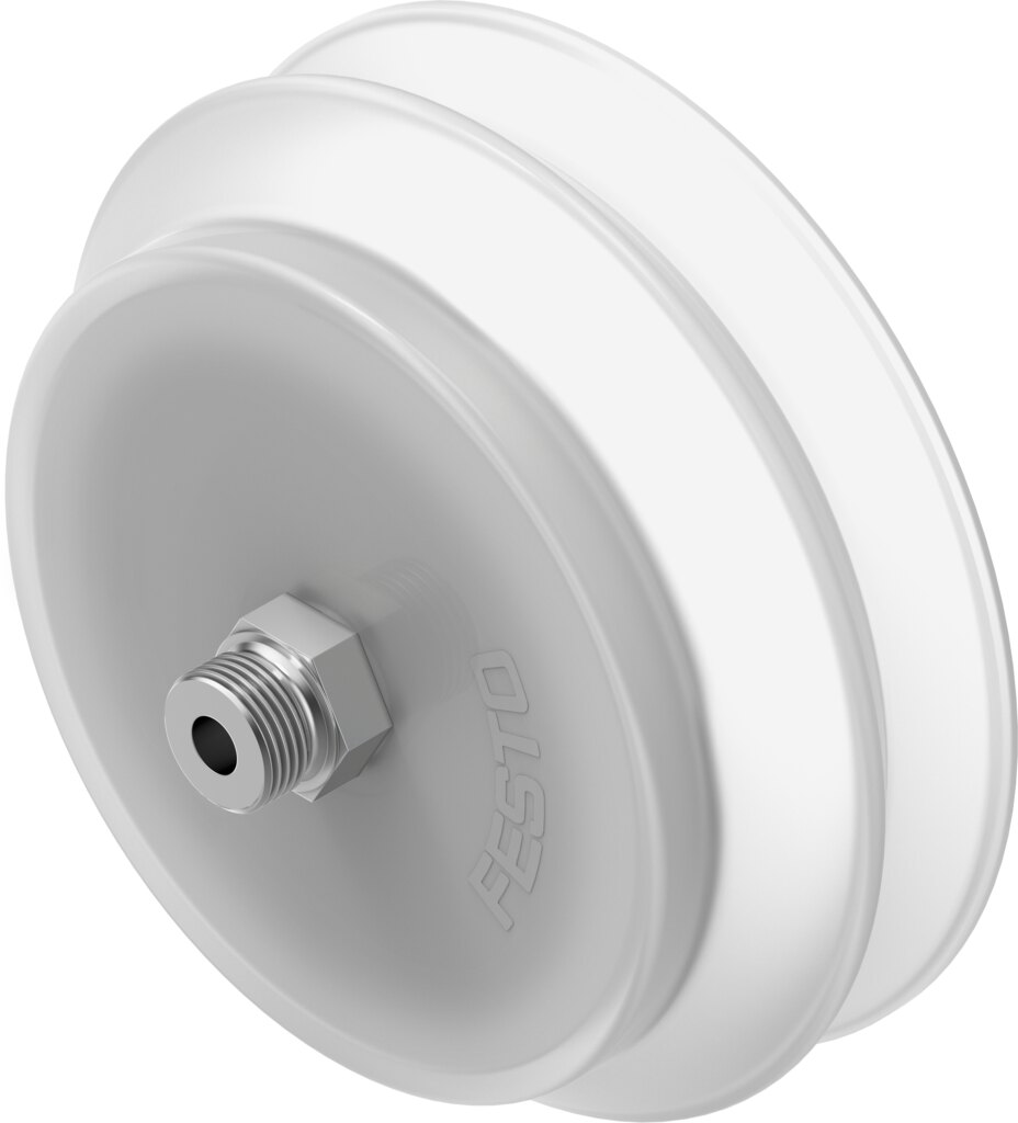 Suction cup with connection