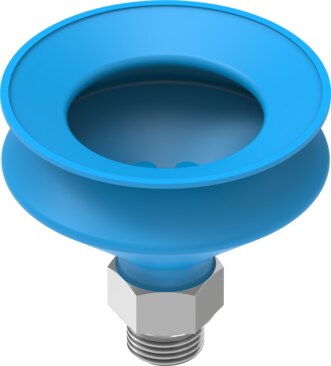 Suction cup with connection