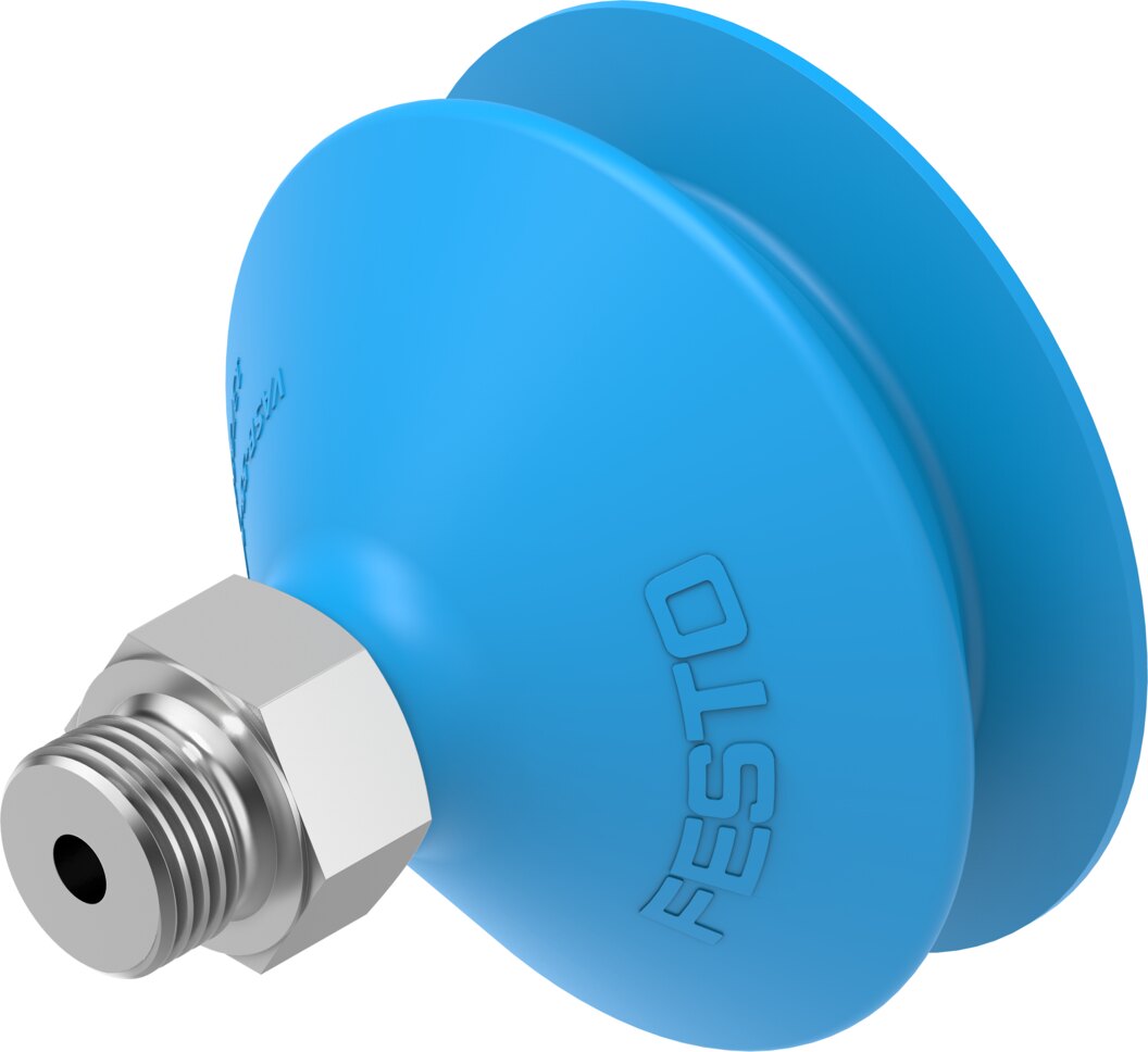 Suction cup with connection
