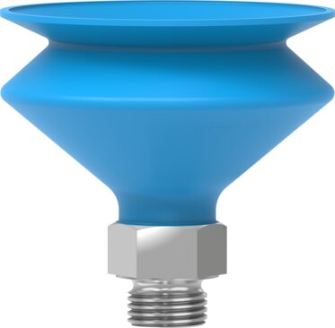 Suction cup with connection
