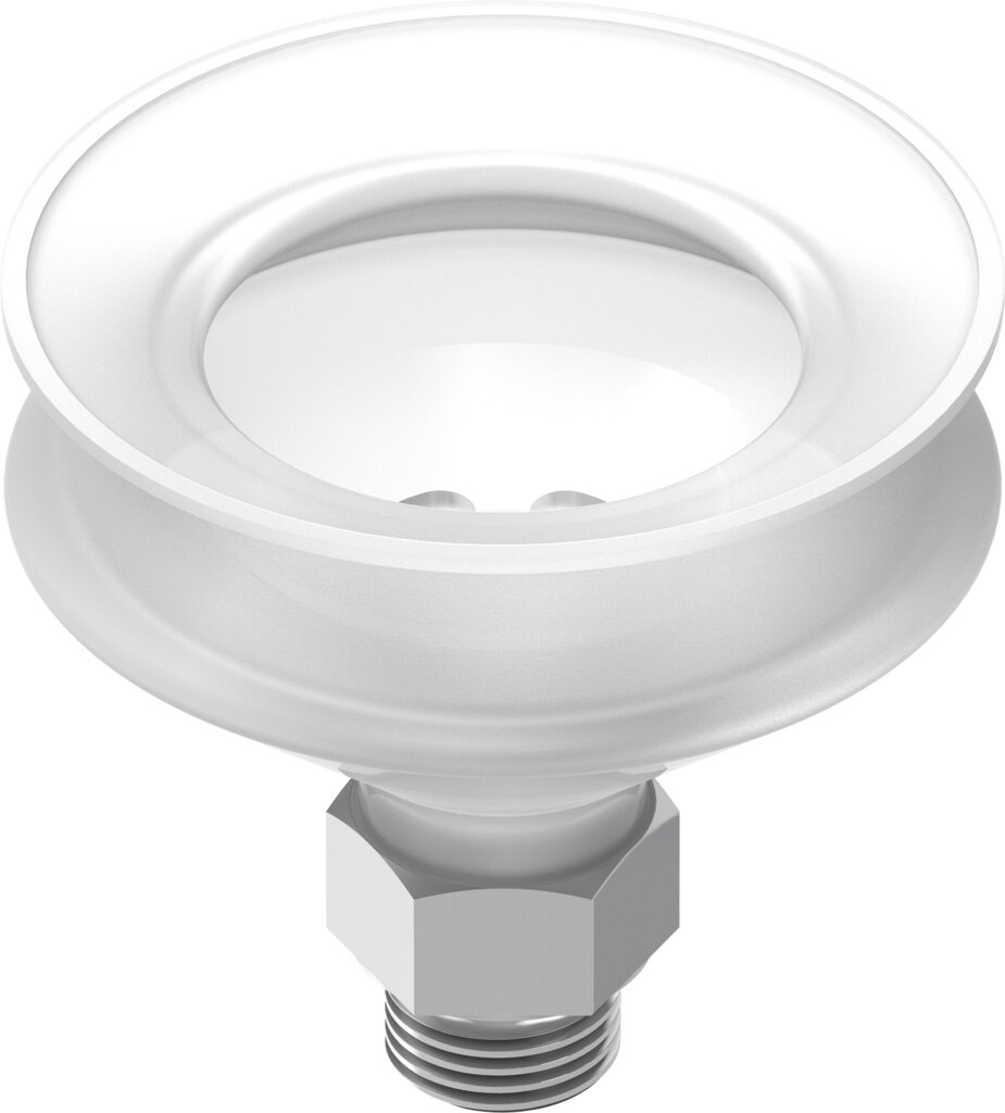Suction cup with connection