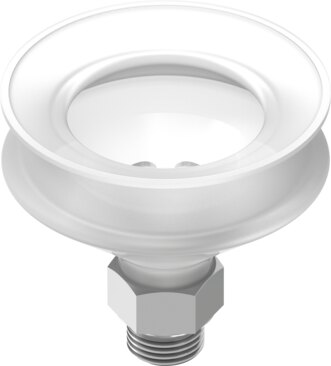Suction cup with connection