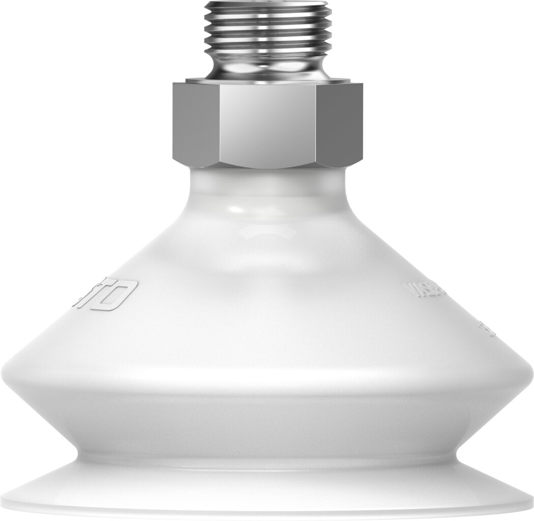 Suction cup with connection