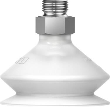 Suction cup with connection