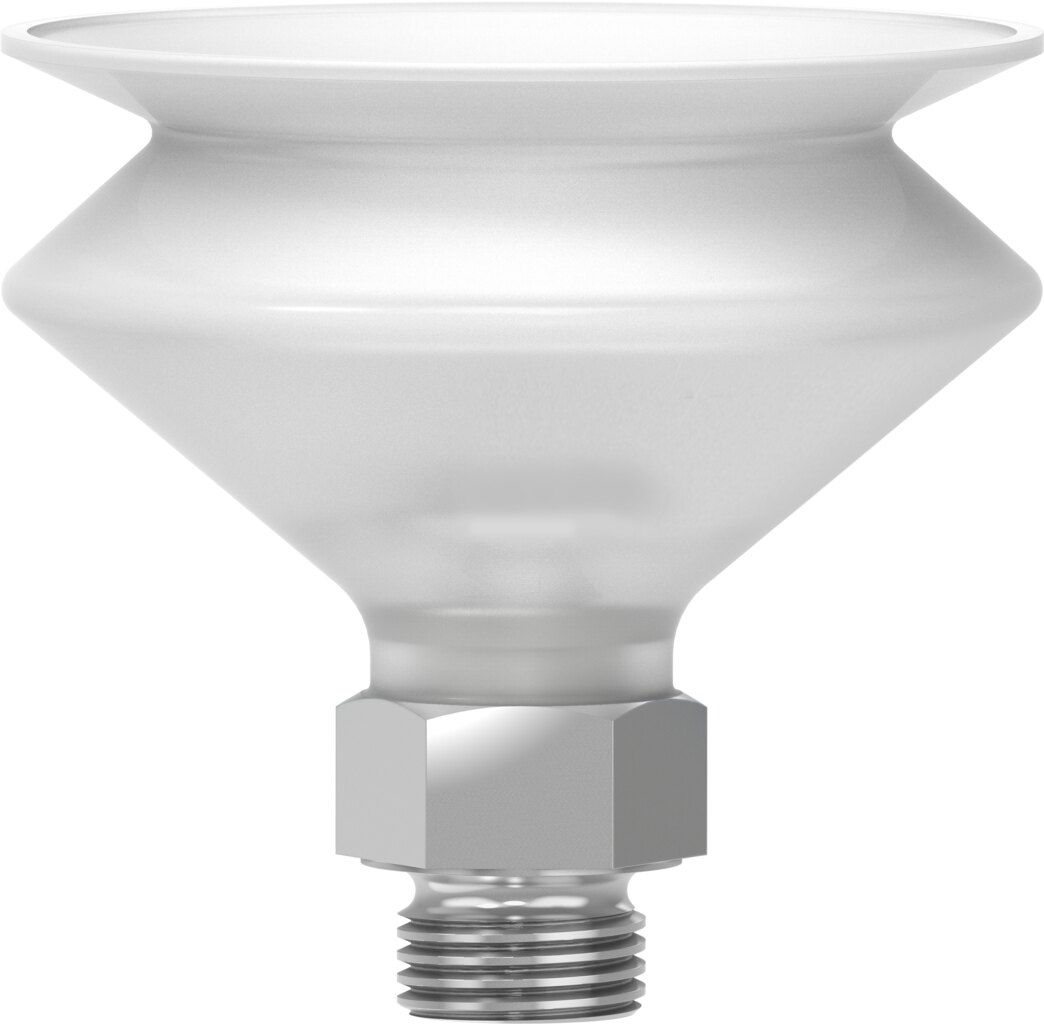 Suction cup with connection