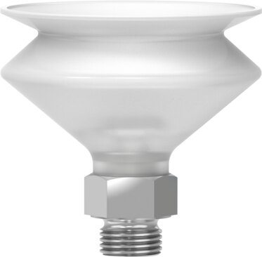 Suction cup with connection