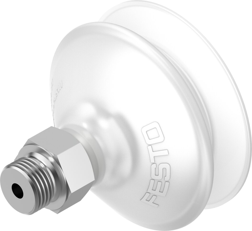 Suction cup with connection