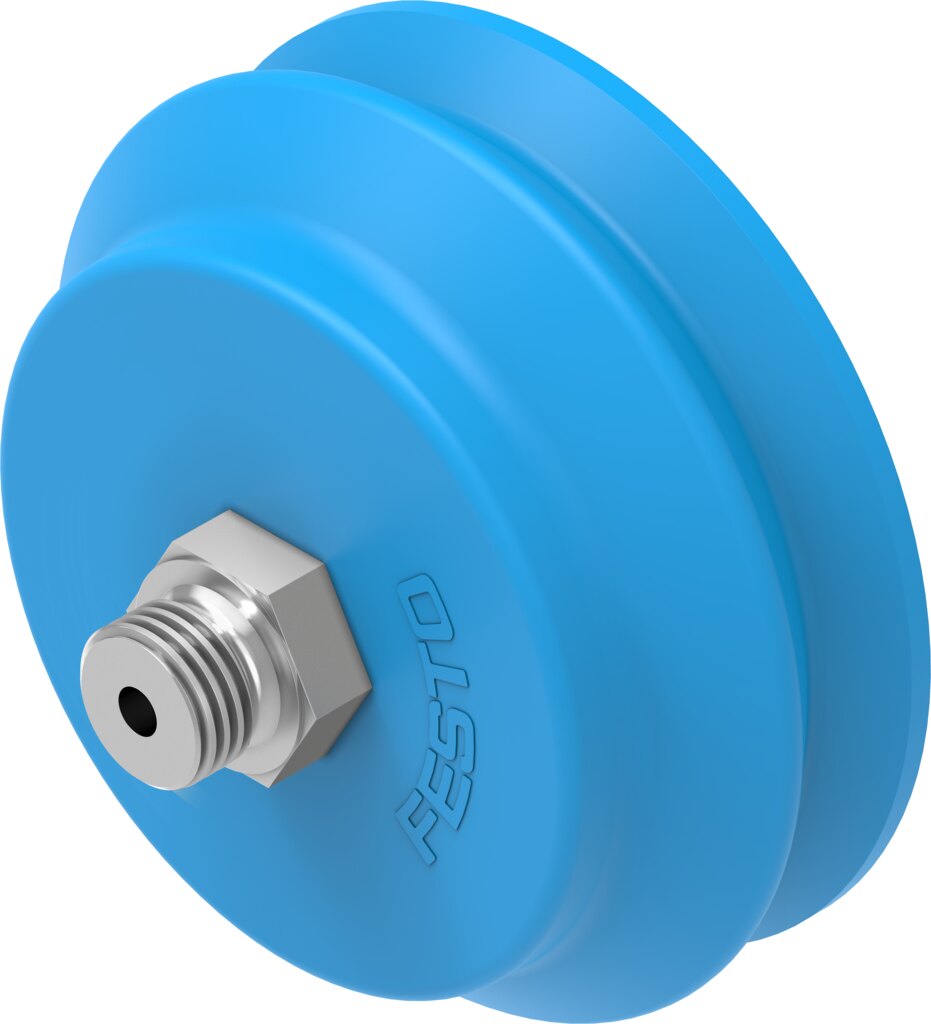 Suction cup with connection
