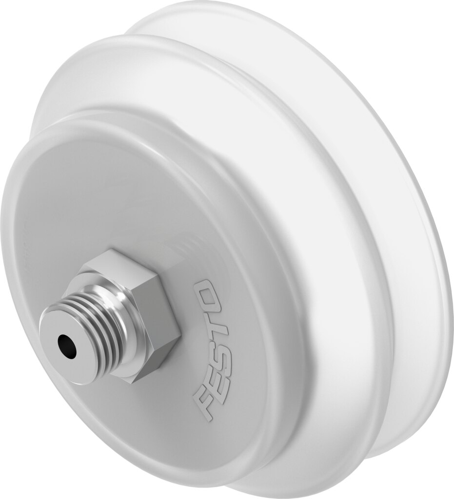 Suction cup with connection